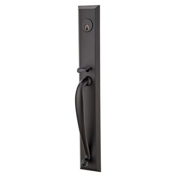 Flat Black Handleset 3052ACUS19RH, EMTEK, Mfr# 3052ACUS19RH